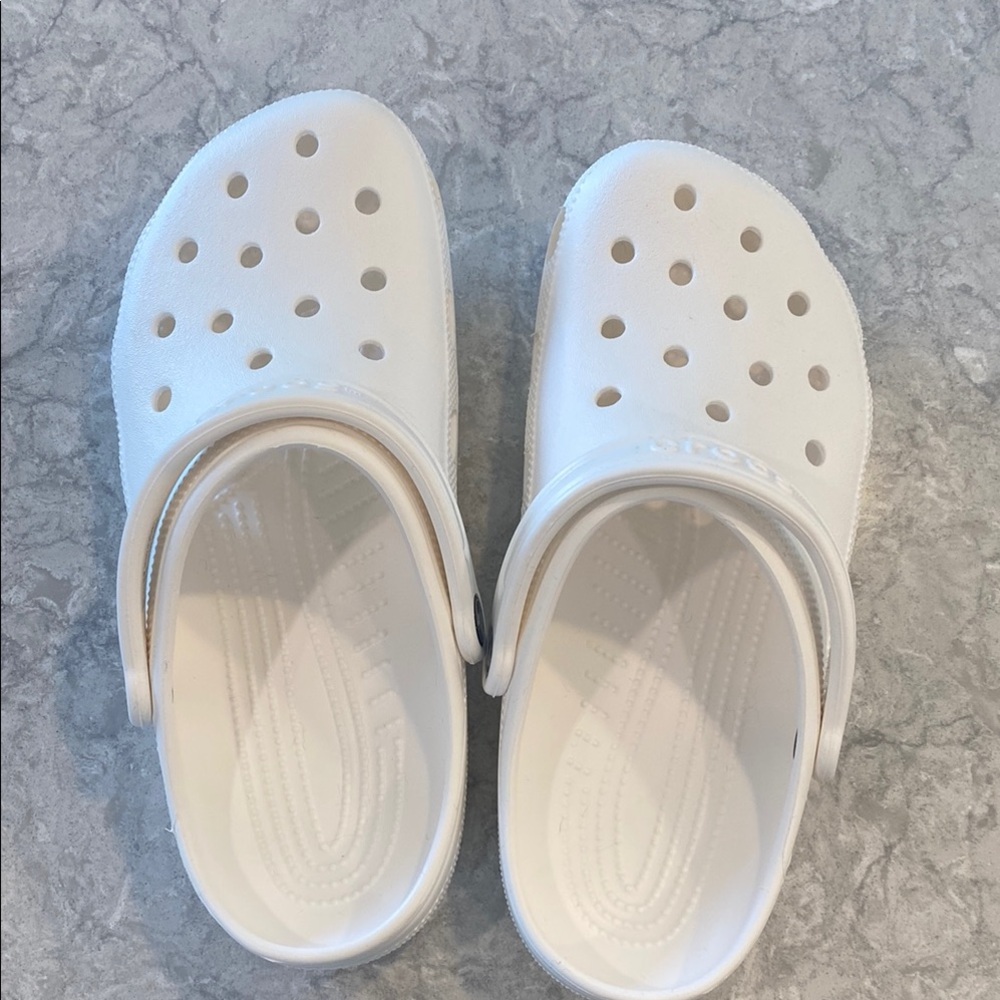White Crocs